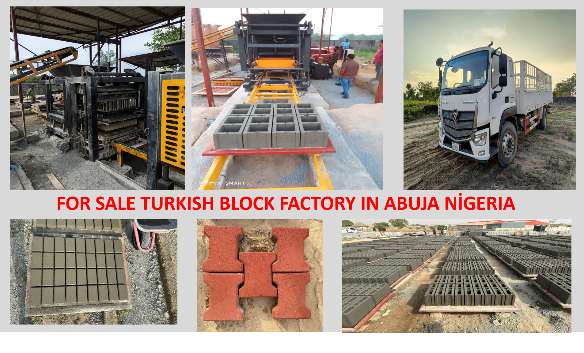 IN ABUJA NİGERIA FOR SALE TURKISH BLOCK FACTORY